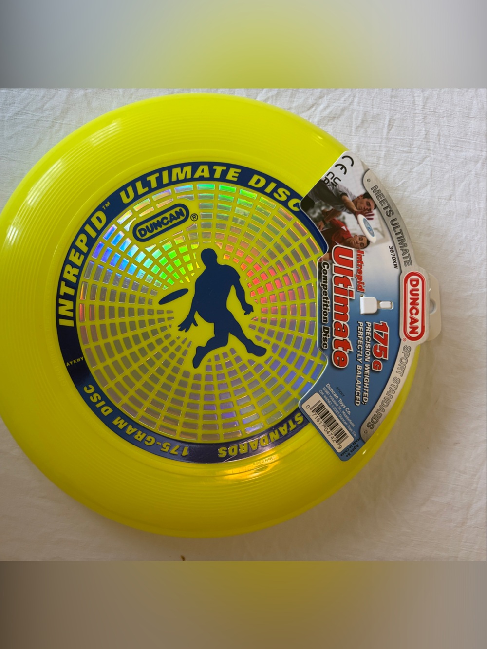 Duncan Intrepid Ultimate Frisbee Disc – Yellow